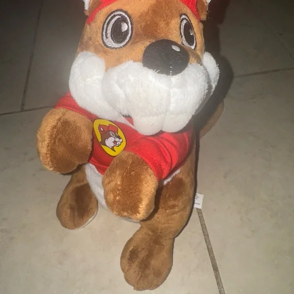 Buc-ees Beaver Mascot 10” Plush With TShirt Bucky Bucees Stuffed Animal Toy - Picture 2 of 8
